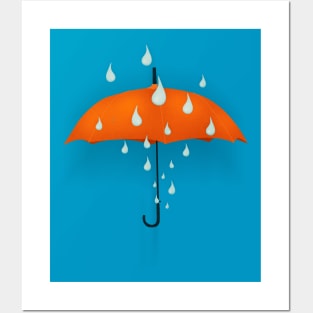 Umbrella: Summer Rain Posters and Art